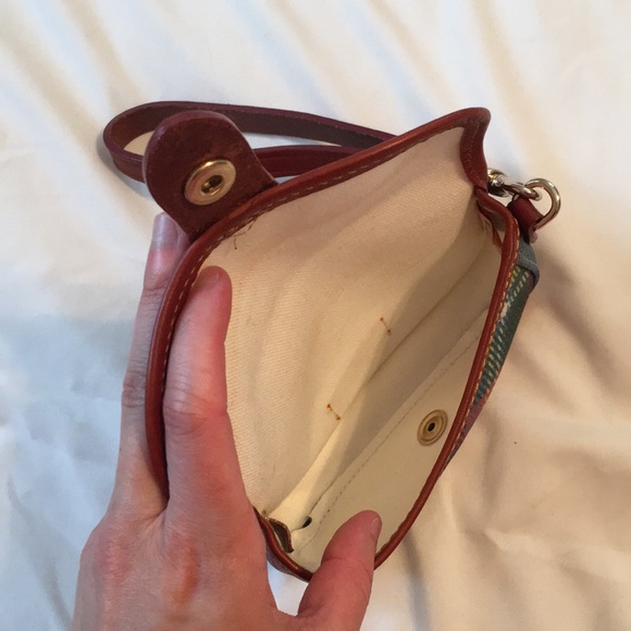 Donating 9/10 - Dooney & Burke / Plaid Wristlet - Picture 2 of 3